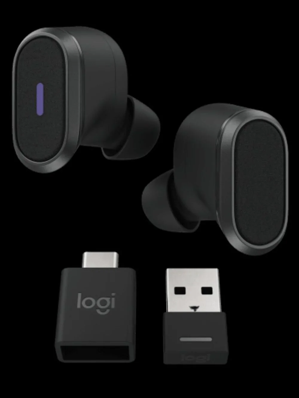 Logitech Zone True Wireless Noise-Canceling Earbuds NEW